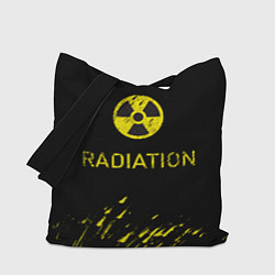 Сумка-шопер Radiation - радиационная опасность, цвет: 3D-принт