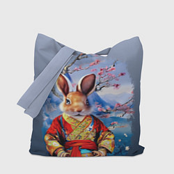 Сумка-шопер Кролик в китайском халате, цвет: 3D-принт