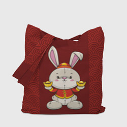 Сумка-шопер Китайский кролик, цвет: 3D-принт