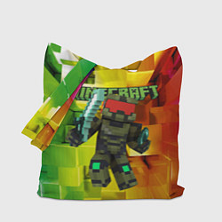 Сумка-шопер Minecraft - Мастер Чиф, цвет: 3D-принт