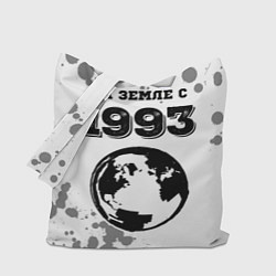Сумка-шопер На Земле с 1993: краска на светлом, цвет: 3D-принт