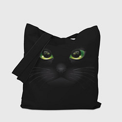Сумка-шопер Черную кошку совсем не интересует, цвет: 3D-принт