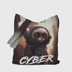 Сумка-шопер Cyber animal, цвет: 3D-принт