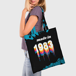 Сумка-шопер Made in 1983: liquid art, цвет: 3D-принт — фото 2