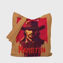 Сумка-шопер John Marston poster, цвет: 3D-принт