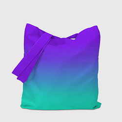 Сумка-шопер Синие оттенки, цвет: 3D-принт