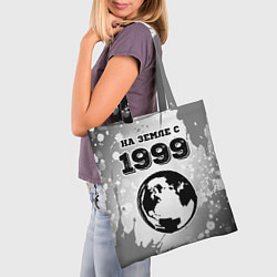 Сумка-шопер На Земле с 1999: краска, цвет: 3D-принт — фото 2