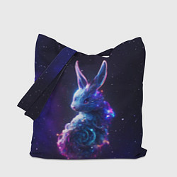Сумка-шопер Космический звёздный кролик, цвет: 3D-принт