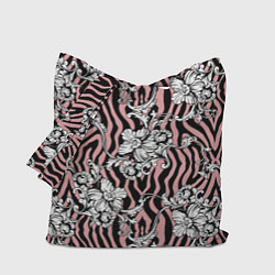 Сумка-шопер Floral pattern - vanguard, цвет: 3D-принт