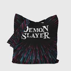 Сумка-шопер Demon Slayer infinity, цвет: 3D-принт