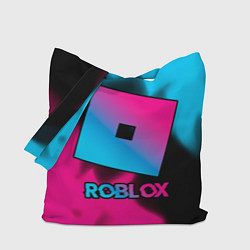 Сумка-шопер Roblox - neon gradient, цвет: 3D-принт