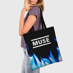 Сумка-шопер Muse blue fire, цвет: 3D-принт — фото 2