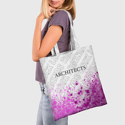 Сумка-шопер Architects rock legends: символ сверху, цвет: 3D-принт — фото 2
