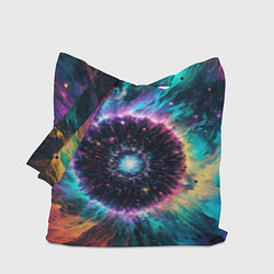 Сумка-шопер Астрономический пейзаж, цвет: 3D-принт