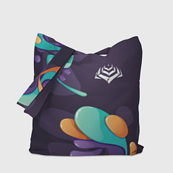 Сумка-шопер Warframe graffity splash, цвет: 3D-принт