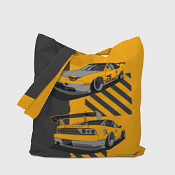 Сумка-шопер Nissan 180sx art, цвет: 3D-принт