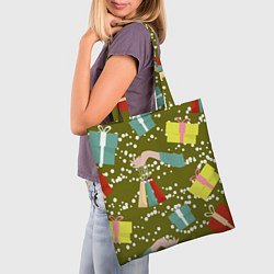 Сумка-шопер Подарки и сувениры, цвет: 3D-принт — фото 2