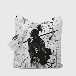 Сумка-шопер Самурай - древний воин, цвет: 3D-принт