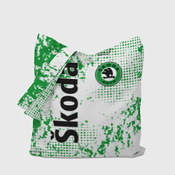 Сумка-шопер Skoda auto logo, цвет: 3D-принт
