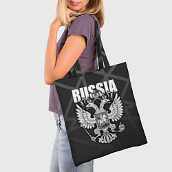 Сумка-шопер Russia - герб РФ, цвет: 3D-принт — фото 2