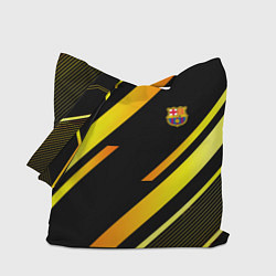 Сумка-шопер ФК Барселона эмблема, цвет: 3D-принт