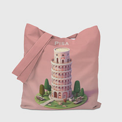 Сумка-шопер Pisa Isometric, цвет: 3D-принт