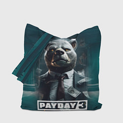 Сумка-шопер Payday 3 bear, цвет: 3D-принт