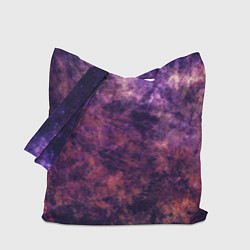 Сумка-шоппер Текстура - Purple galaxy