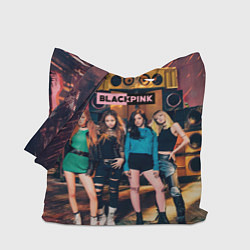 Сумка-шопер Blackpink girls poster, цвет: 3D-принт