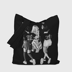 Сумка-шопер Blackpink The girls are leaving, цвет: 3D-принт