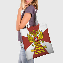 Сумка-шопер Внутренние Войска - герб, цвет: 3D-принт — фото 2