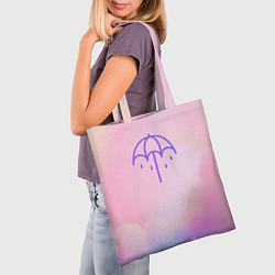 Сумка-шопер Bring Me The Horizon Umbrella, цвет: 3D-принт — фото 2