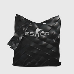 Сумка-шопер CS GO black chrome, цвет: 3D-принт
