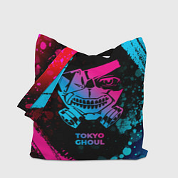 Сумка-шопер Tokyo Ghoul - neon gradient, цвет: 3D-принт