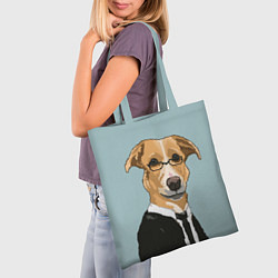 Сумка-шопер Офисный пёсик Eva, цвет: 3D-принт — фото 2