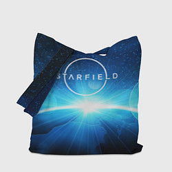 Сумка-шопер Logo Starfield space, цвет: 3D-принт