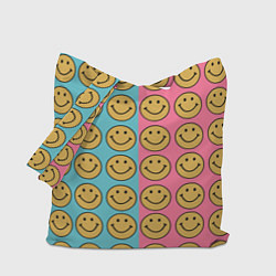 Сумка-шопер Smiley, цвет: 3D-принт