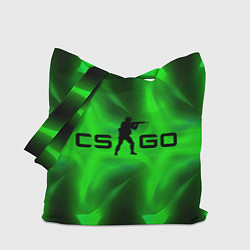Сумка-шопер CSGO green logo, цвет: 3D-принт