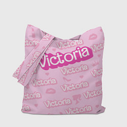 Сумка-шопер Виктория - паттерн Барби розовый, цвет: 3D-принт