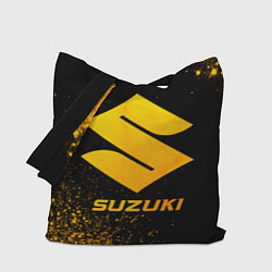 Сумка-шопер Suzuki - gold gradient, цвет: 3D-принт