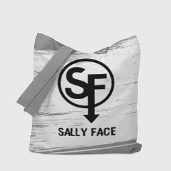 Сумка-шопер Sally Face glitch на светлом фоне, цвет: 3D-принт