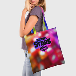 Сумка-шопер Brawl stars network, цвет: 3D-принт — фото 2
