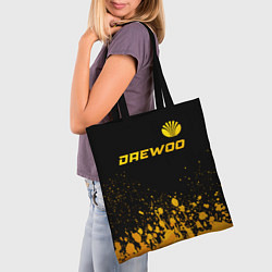 Сумка-шопер Daewoo - gold gradient: символ сверху, цвет: 3D-принт — фото 2