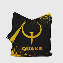 Сумка-шопер Quake - gold gradient, цвет: 3D-принт