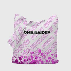 Сумка-шопер Tomb Raider pro gaming посередине, цвет: 3D-принт