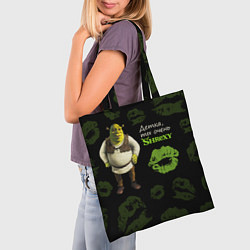 Сумка-шопер Shrexy Shrek, цвет: 3D-принт — фото 2