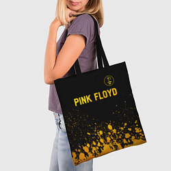 Сумка-шопер Pink Floyd - gold gradient посередине, цвет: 3D-принт — фото 2