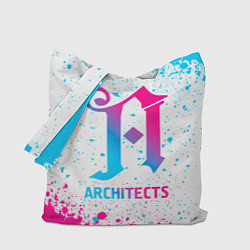 Сумка-шопер Architects neon gradient style, цвет: 3D-принт
