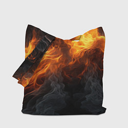 Сумка-шоппер Огонь и дым