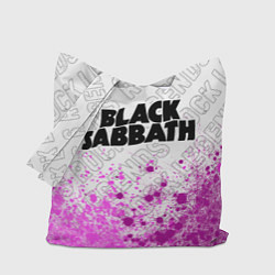 Сумка-шопер Black Sabbath rock legends посередине, цвет: 3D-принт